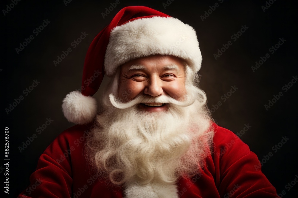 Santa Claus. Portrait with selective focus and copy space Santa Claus. Portrait with selective focus and copy space