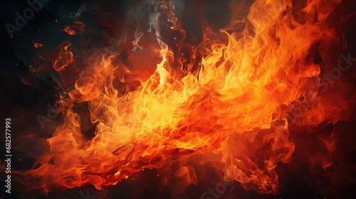 Blaze fire flame texture background photo
