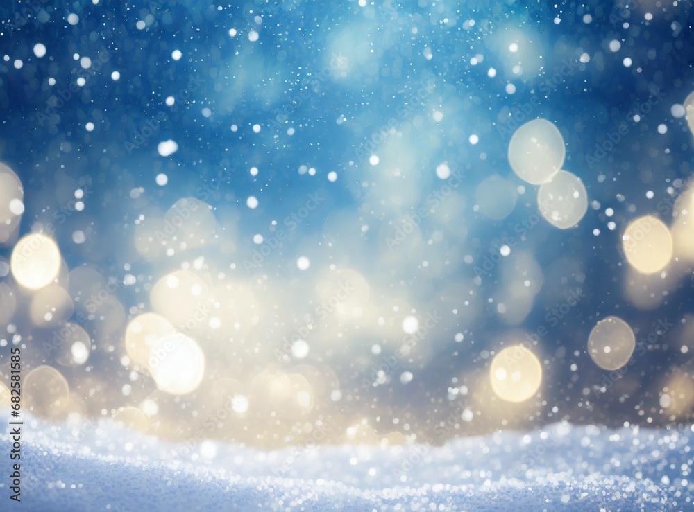 Illumination and snow blurred background Illumination and snow blurred background