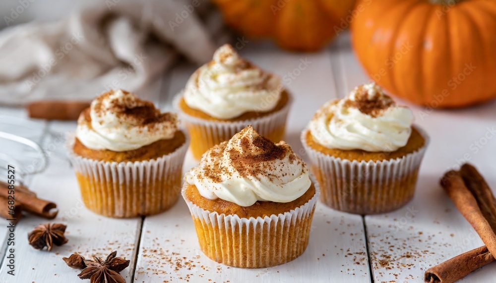 muffins on a table