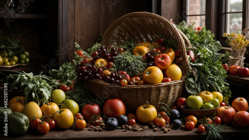 Harvest Display: An Ode to Autumn's Bounty