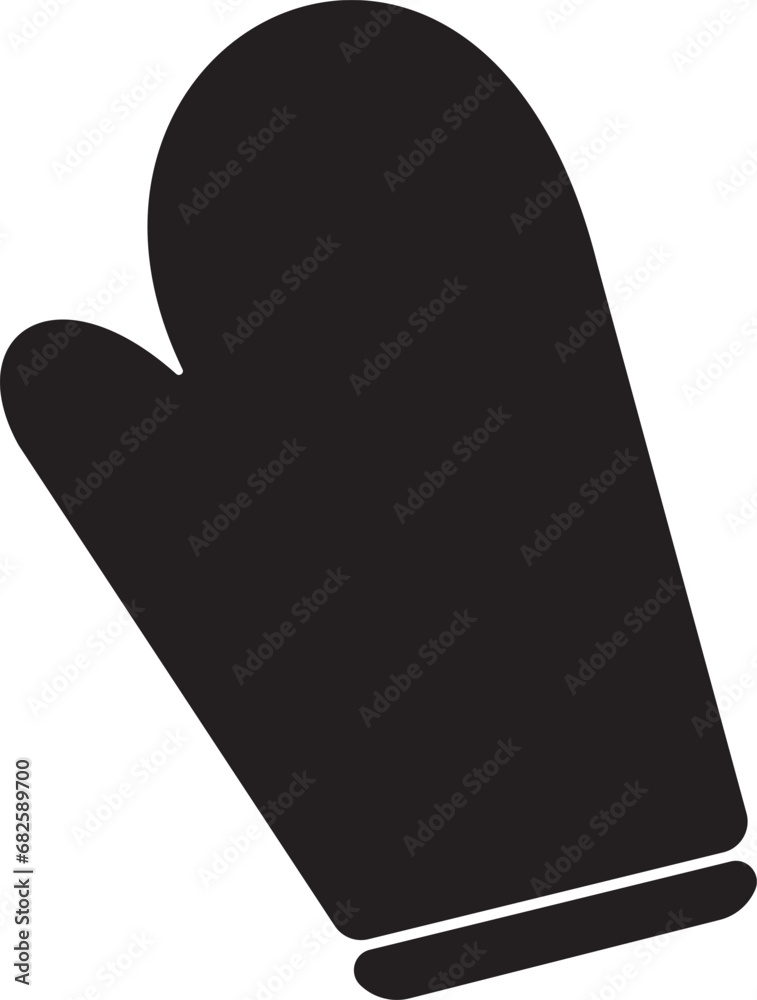 Kitchen glove flat icon vector illustration. Kitchen utensil. Oven glove sign for web and mobile phone apps. Kitchen glove flat icon vector illustration. Kitchen utensil. Oven glove sign for web and mobile phone apps.