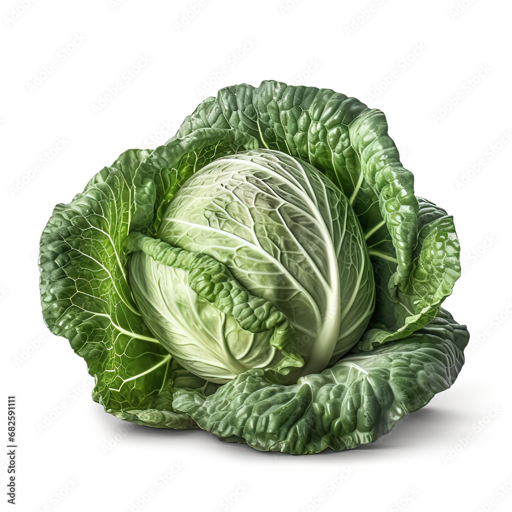 Fototapeta premium cabbage isolated on white