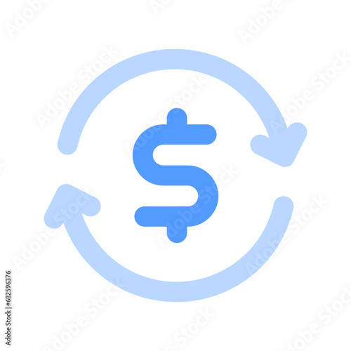 exchange duotone icon
