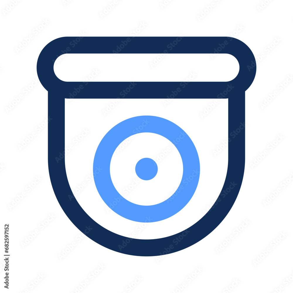 cctv outline color icon