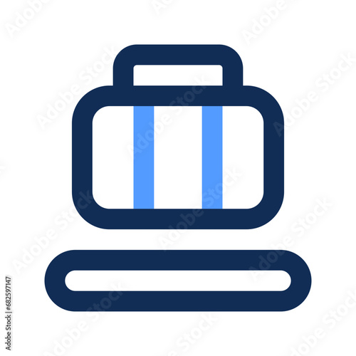 claim outline color icon