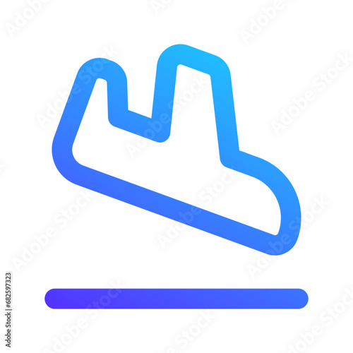 arrival gradient icon