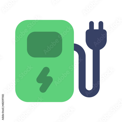 charging station flat icon