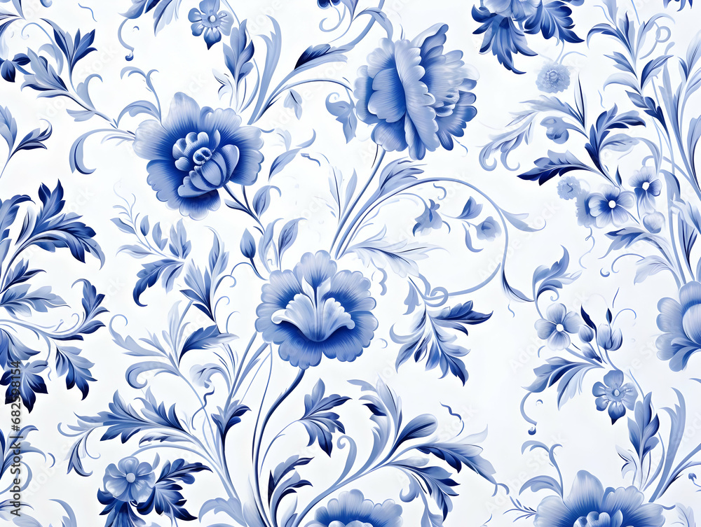 Obraz premium Seamless printing pattern design, printing pattern for clothing, printing texture for all over printing, ai generated photo