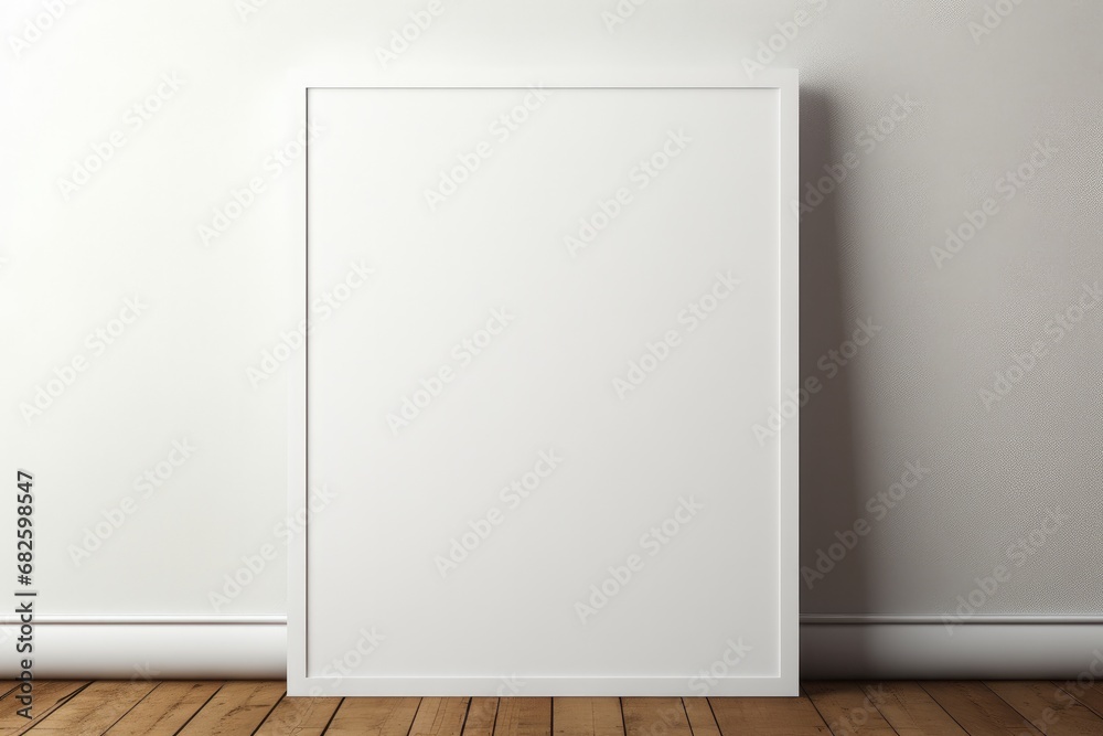 Picture frame blank screen for advertising. Generative AI Picture frame blank screen for advertising. Generative AI