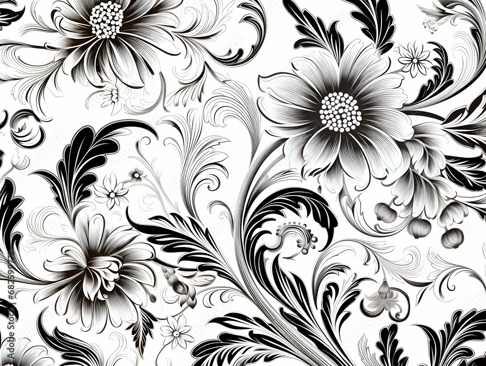 Seamless printing pattern design, printing pattern for clothing, printing texture for all over printing, ai generated photo Seamless printing pattern design, printing pattern for clothing, printing texture for all over printing, ai generated photo