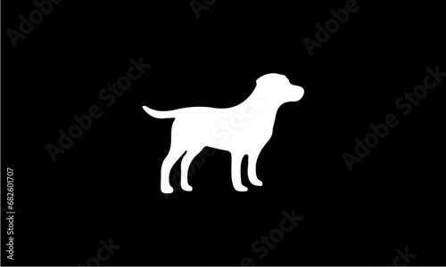 dog silhouette illustration