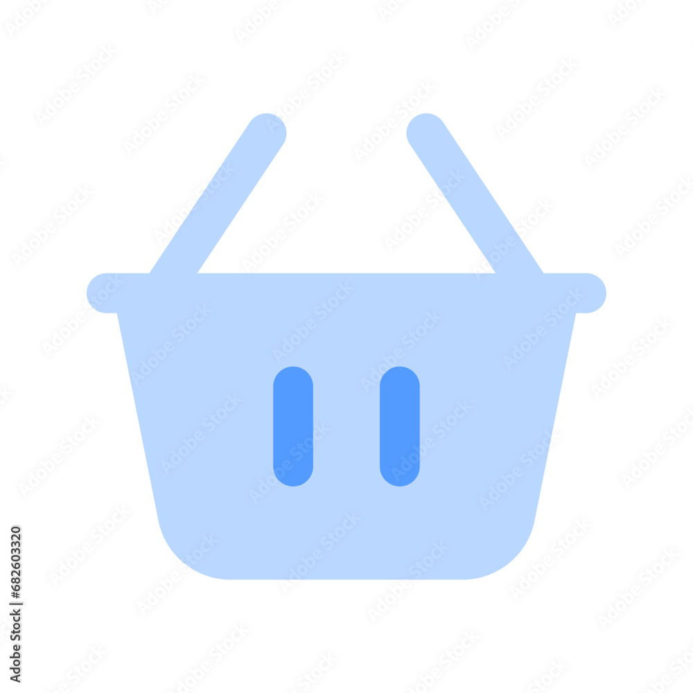 shopping cart duotone icon shopping cart duotone icon