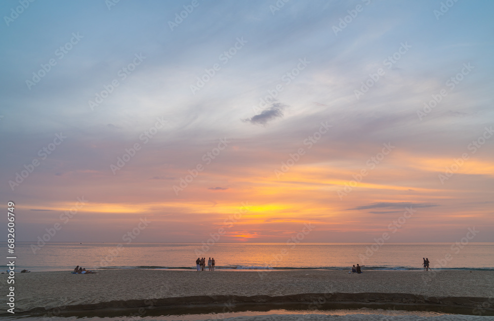 amazing colorful cloud in beautiful sunset above the sea..beautiful sunrise landscape amazing light of nature sky over horizon..colorful sky sunset or sunrise background. amazing colorful cloud in beautiful sunset above the sea..beautiful sunrise landscape amazing light of nature sky over horizon..colorful sky sunset or sunrise background.