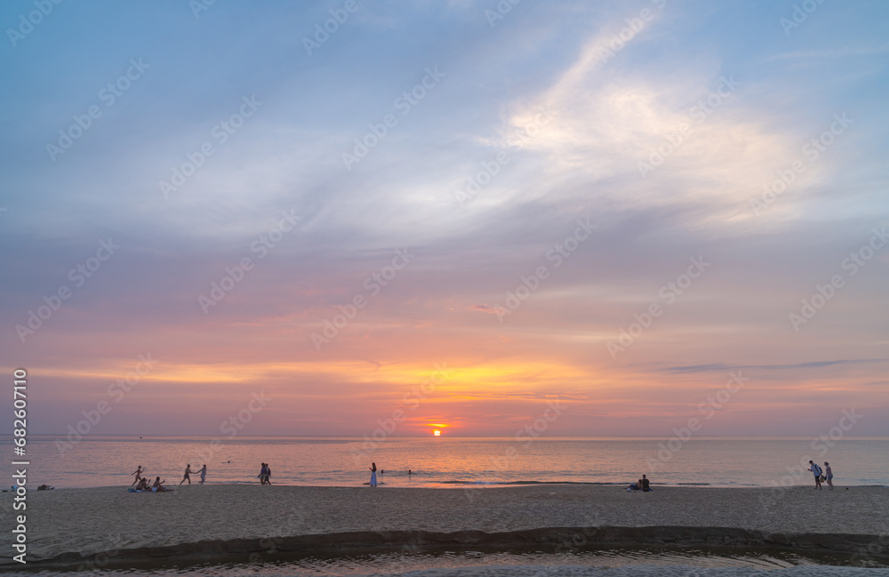 amazing colorful cloud in beautiful sunset above the sea..beautiful sunrise landscape amazing light of nature sky over horizon..colorful sky sunset or sunrise background. amazing colorful cloud in beautiful sunset above the sea..beautiful sunrise landscape amazing light of nature sky over horizon..colorful sky sunset or sunrise background.