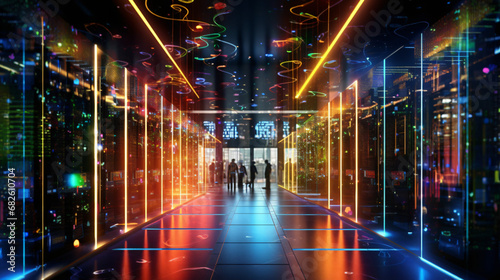 Data Center Symphony Generate by AI.