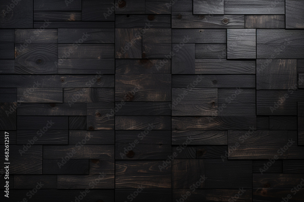 木材の茶色や黒色の壁の板パネルのテクスチャの背景画像。 Wood brown or black wall plank panel texture background image、Generative AI 木材の茶色や黒色の壁の板パネルのテクスチャの背景画像。 Wood brown or black wall plank panel texture background image、Generative AI