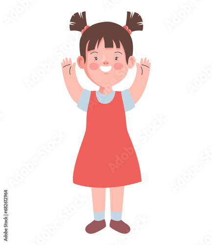 down syndrome girl cartoon