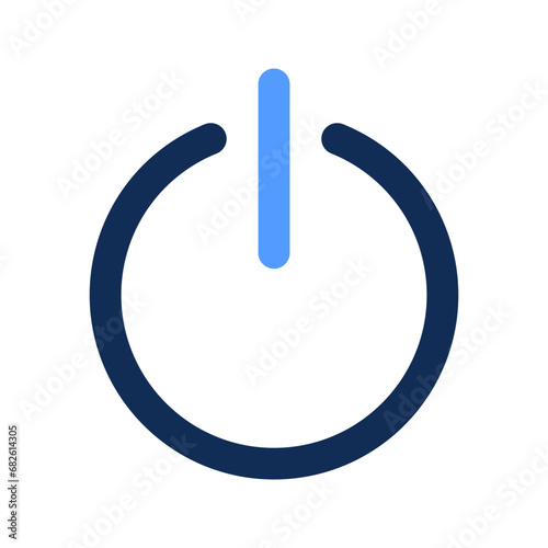 power outline color icon