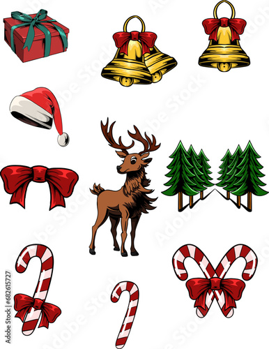 christmas ornaments clipart