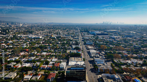 West Hollywood from above - Los Angeles Drone footage - aerial photography