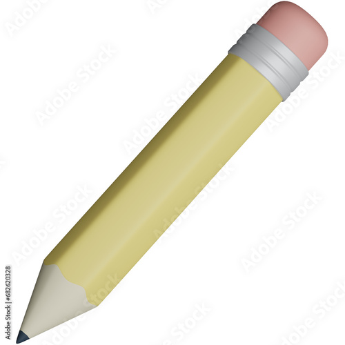 Pencil 3D Icon