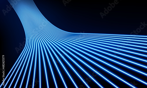 Abstract speed Business Start up launching product with Electric car and city concept Hitech communication concept innovation background,  vector design