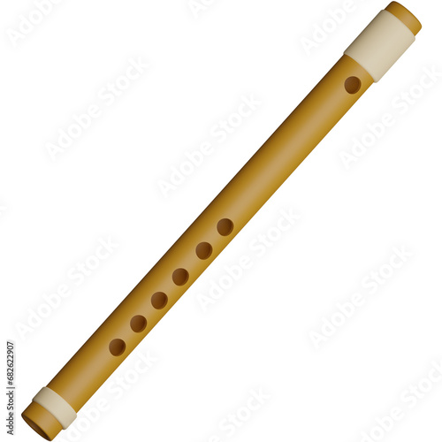 Flute 3D Icon