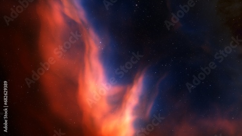 Colorful space galaxy cloud nebula. Stary night cosmos. Universe science astronomy. Supernova background wallpaper 