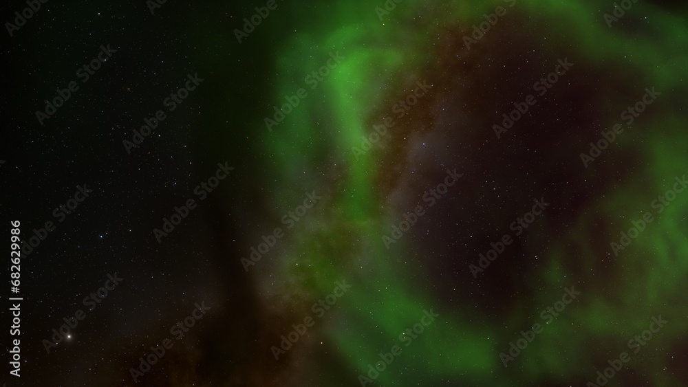 Cosmic background with a blue purple nebula and stars Cosmic background with a blue purple nebula and stars
