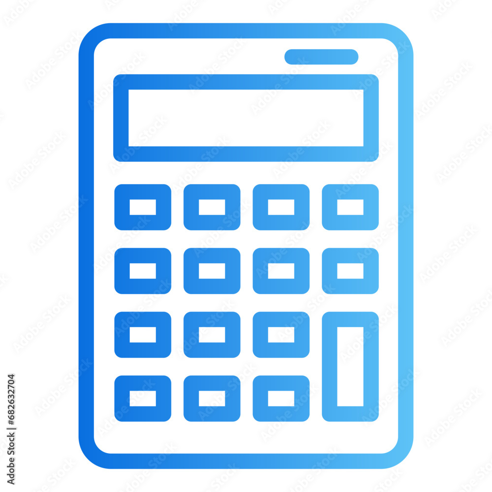 calculator gradient icon calculator gradient icon