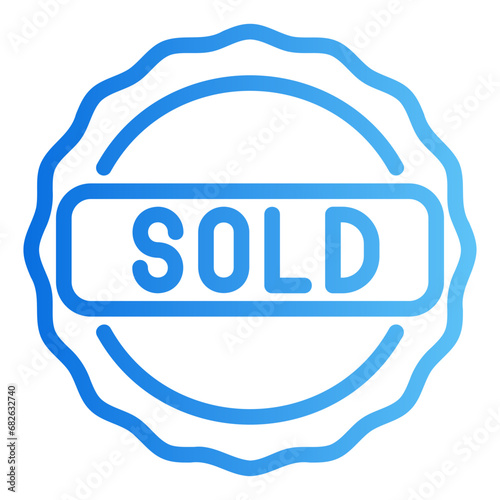 sold gradient icon