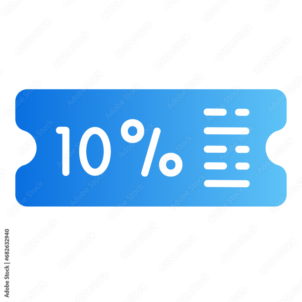 coupon gradient icon coupon gradient icon
