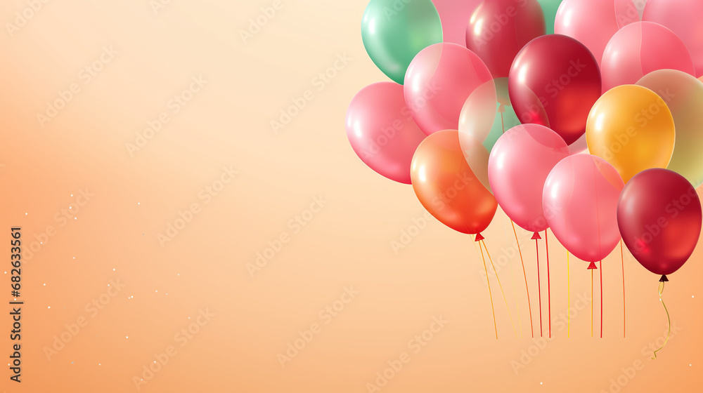 balloons on background balloons on background