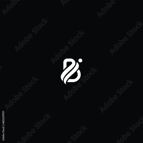 Initial Letter BI Flame Logo Design Template