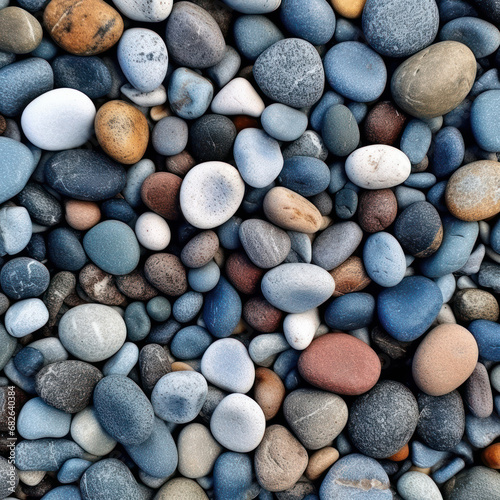  Beach Pebbles Cool color tones smooth stones natural 
