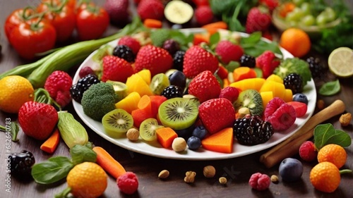 salad with mix fruits