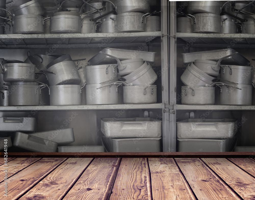 Digital png photo of shelf with dishes on transparent background Digital png photo of shelf with dishes on transparent background