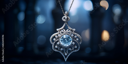 Sparkling Beauty: Exquisite Details of Diamond Pendant Necklace