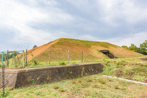 Yamashiro-futago-zuka, a national historic site, in Matsue City, Shimane Prefecture, Japan photo