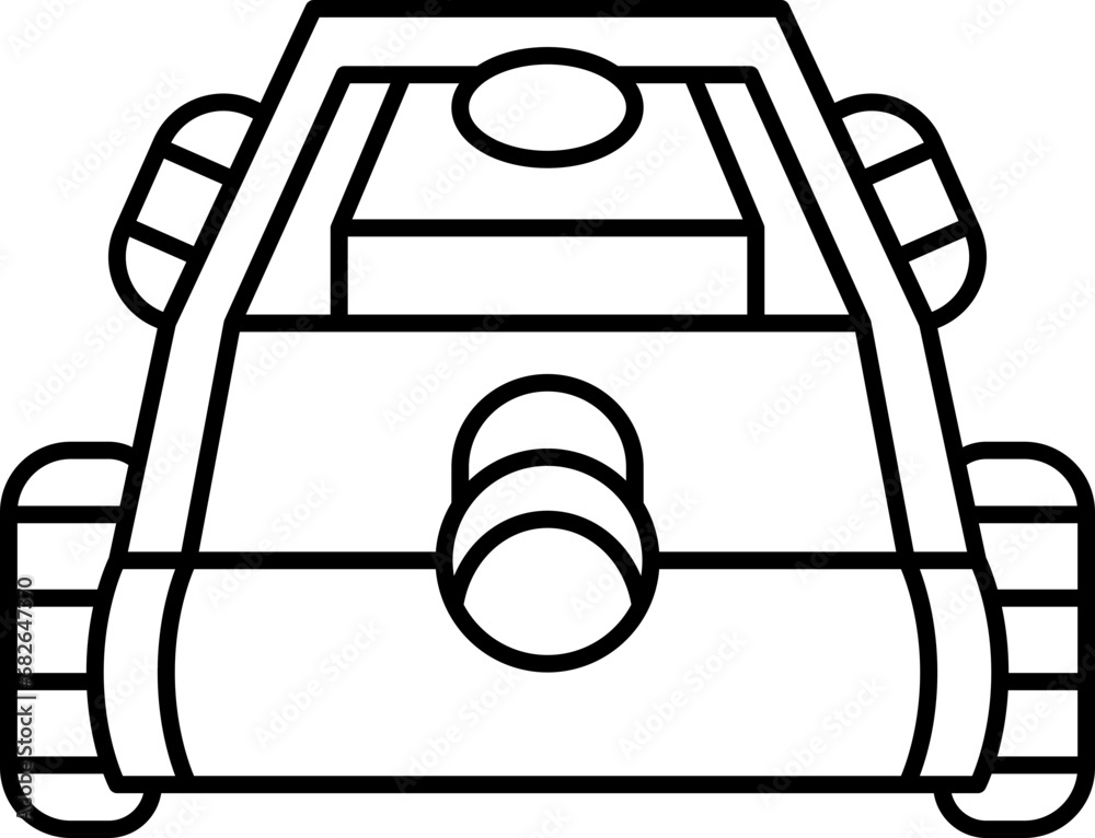 Obraz premium robotic icon