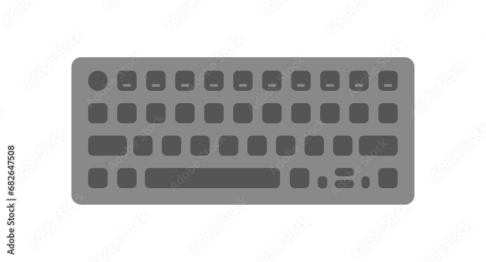 Keyboard Clip art icon on white background. Keyboard vector logo. Keyboard Clip art icon on white background. Keyboard vector logo.