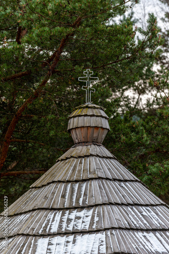 Roadside Orthodox shrine Przydrozna prawoslawna kapliczka photo