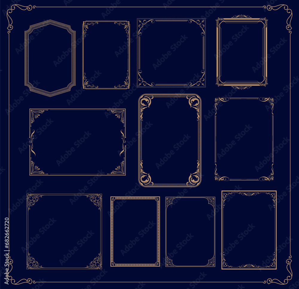 Vintage Rocco Frames and borders
