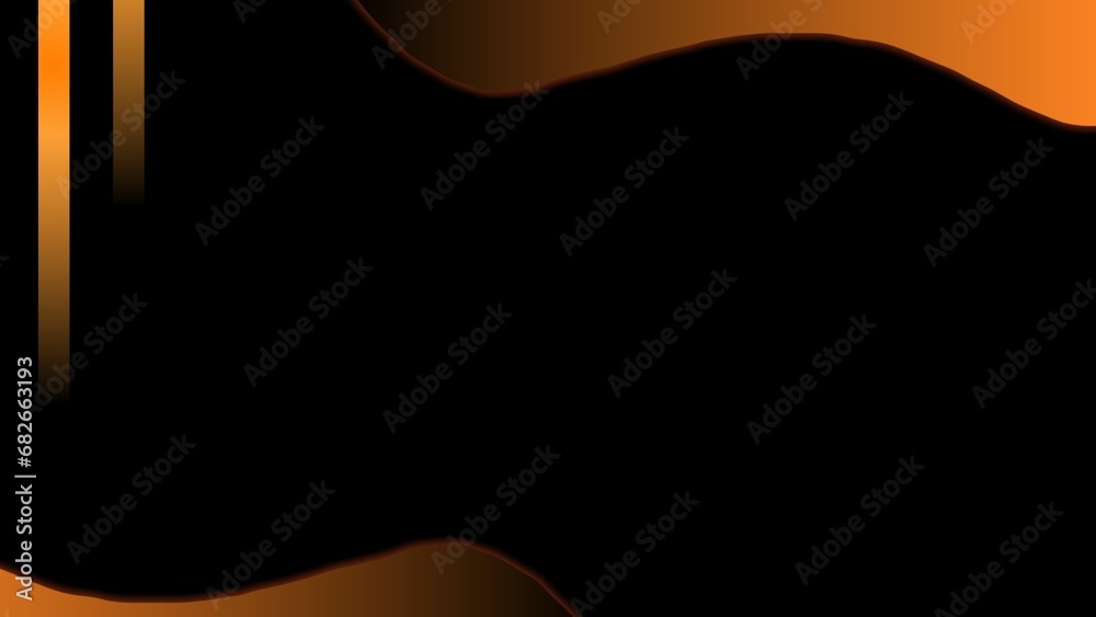 Simple background with golden shape Simple background with golden shape