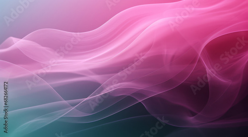 Soft purple smoke waves create a tranquil, underwater-like abstract background.