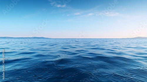 a body of water with land in the distance