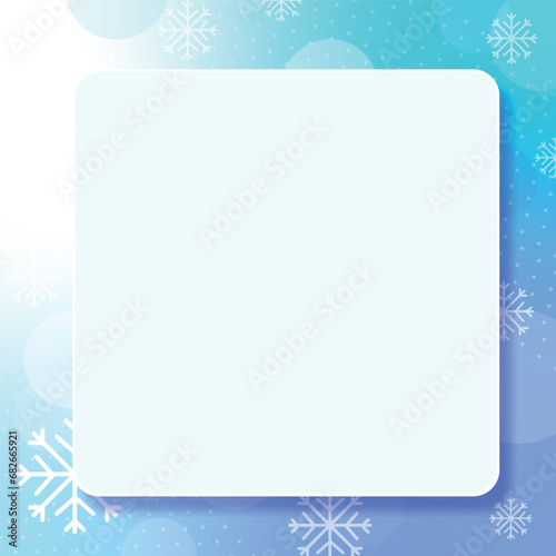christmas background with snowflakes
