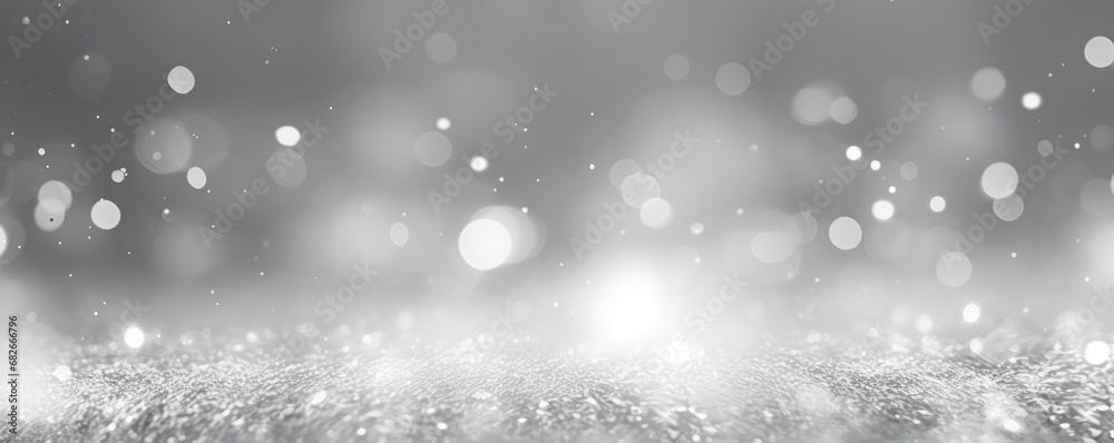 Bokeh blur abstract background with a white light 
