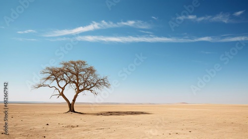 a tree in a desert © KWY